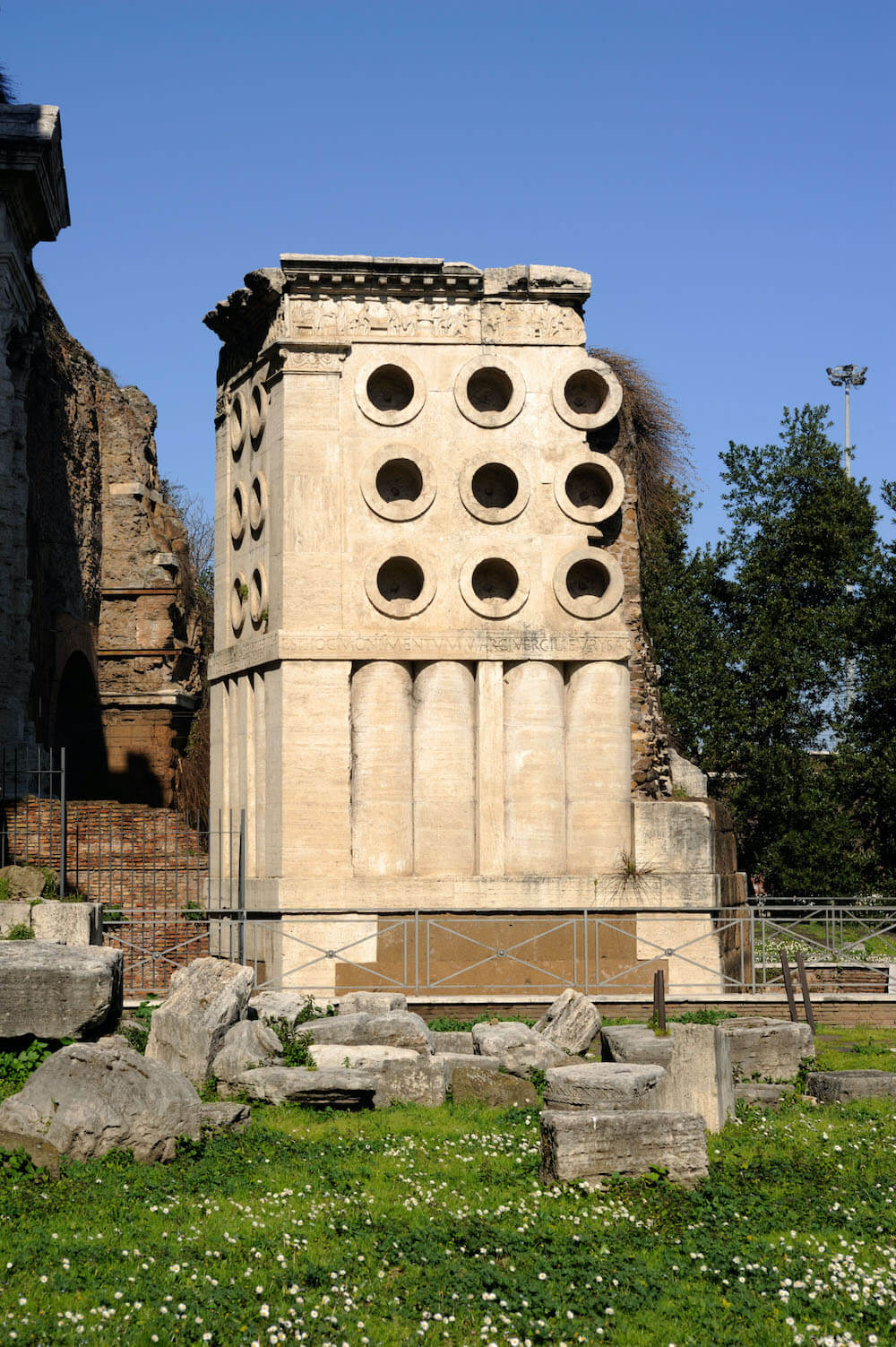 The tomb of Eurysaces the baker, in Rome