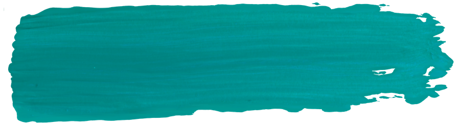 turquoise paint stroke