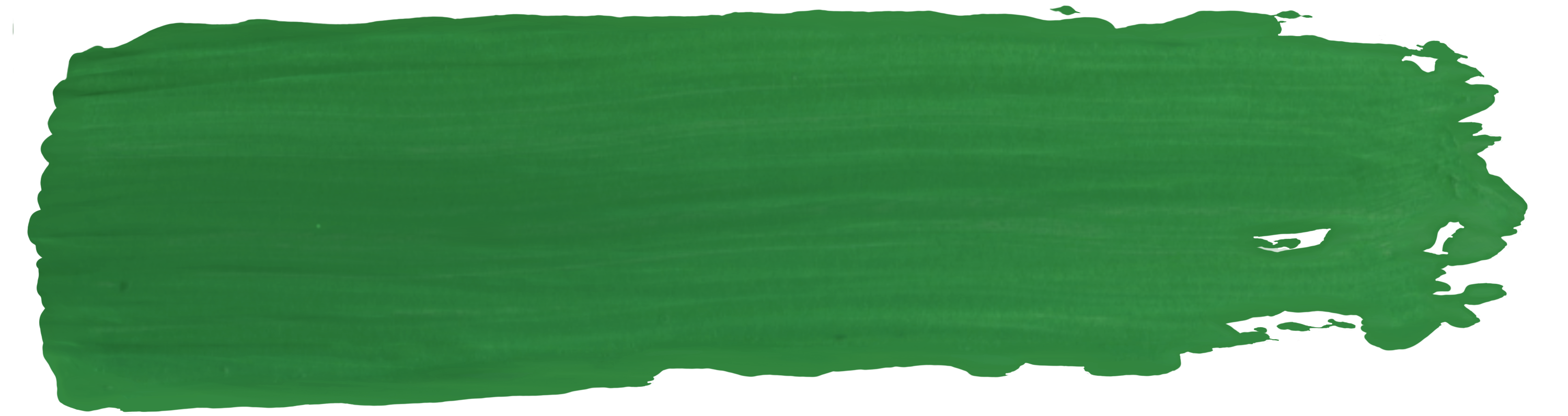 green paint stroke