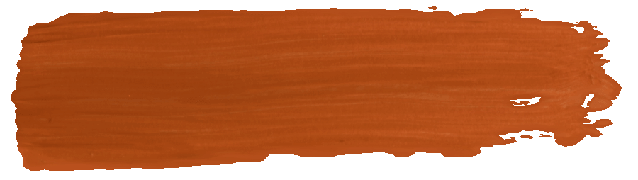 orange paint stroke